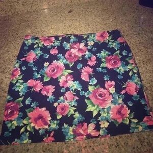 Floral Print Women's Skirt